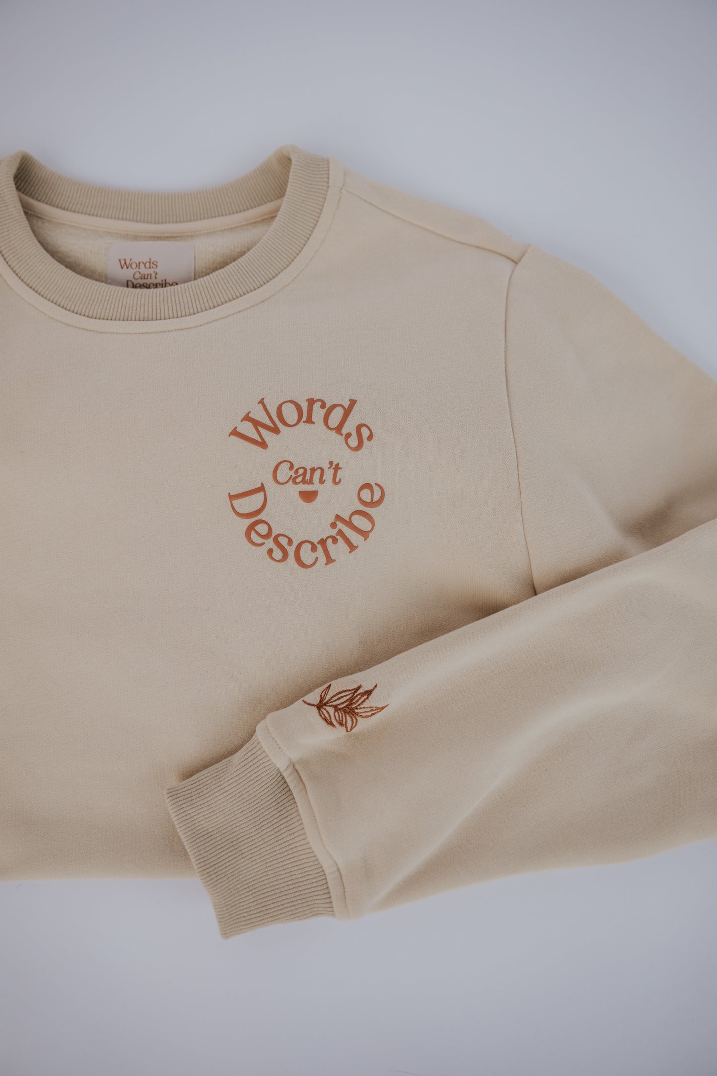 Cream Crew Neck Sweatshirt